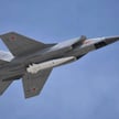 Ciężki myśliwiec MiG-31K uzbrojony w pocisk Kindżał