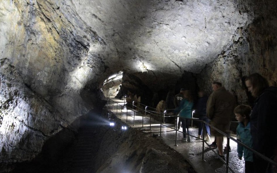 Jaskinie w Han-sur-Lesse w Belgii