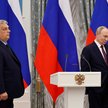 Orbán i Putin podczas konferencji w Moskwie