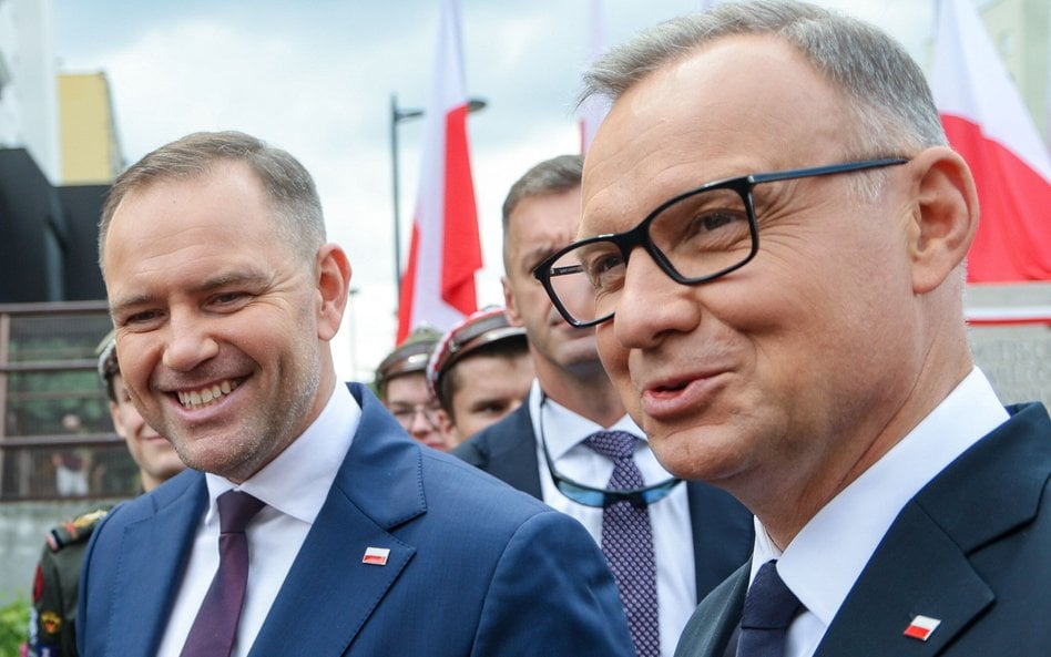 Karol Nawrocki i Andrzej Duda