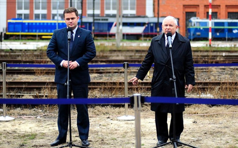 Adam Hofman i Jarosław Kaczyński