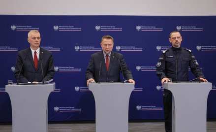Minister spraw wewnętrznych i administracji Marcin Kierwiński, minister - koordynator służb specjaln