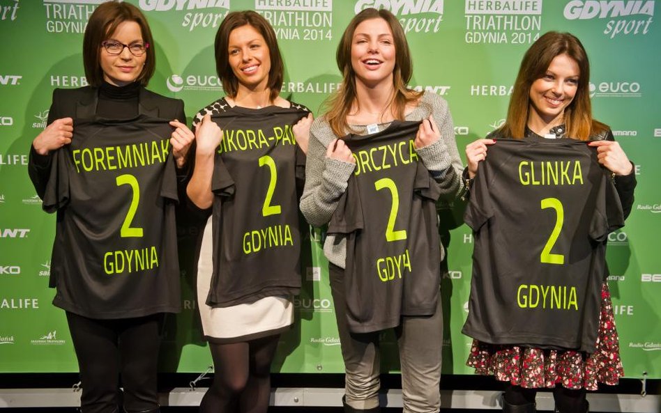 Ambasadorki Herbalife Triathlon Gdynia - Małgorzata Foremniak, Agnieszka Sikora-Paw, Karolina Gorczy