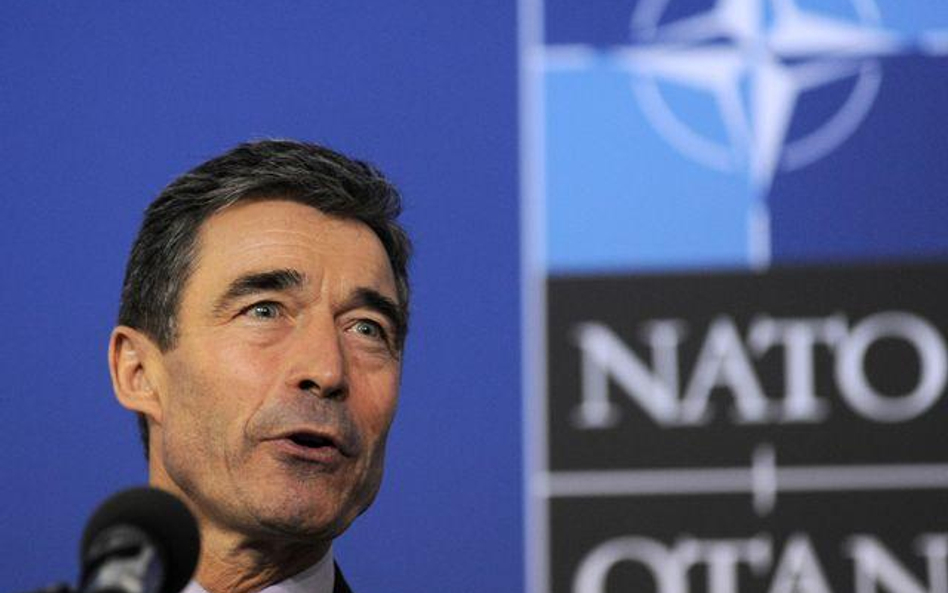 Sekretarz generalny NATO Anders Fogh Rasmussen