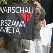 Uczestnicy demonstracji pod hasłem #ReparacjeDlaPolski przed Ambasadą Republiki Federalnej Niemiec w