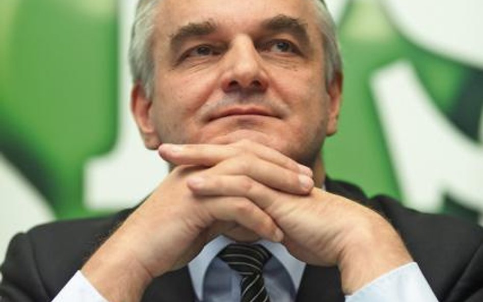 Waldemar Pawlak, wicepremier i minister gospodarki fot. K. Kamiński