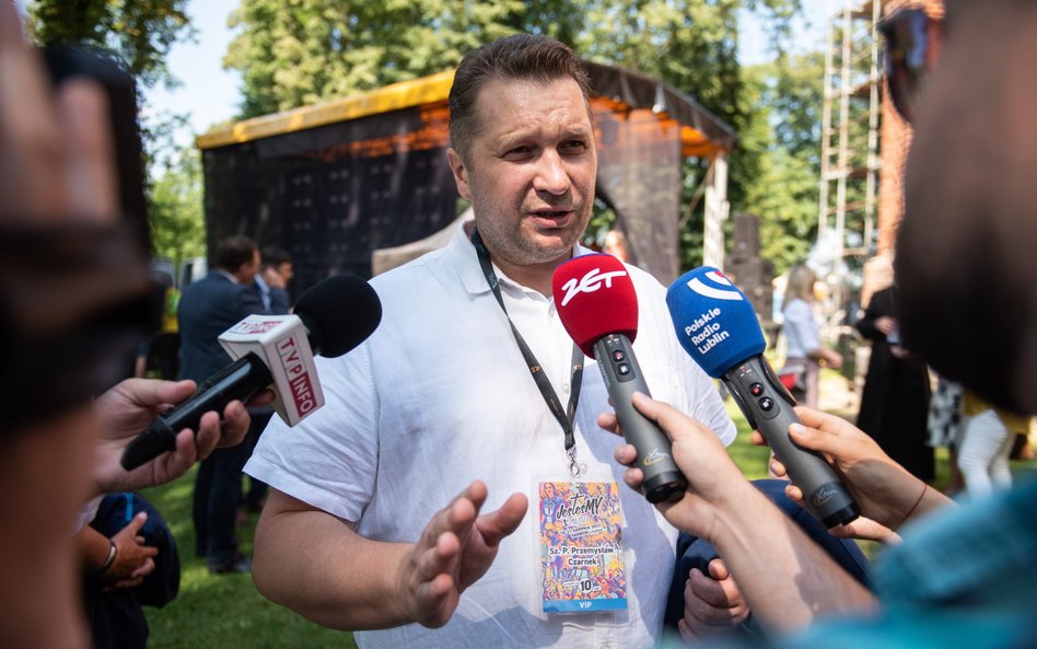 Minister edukacji i nauki Przemysław Czarnek