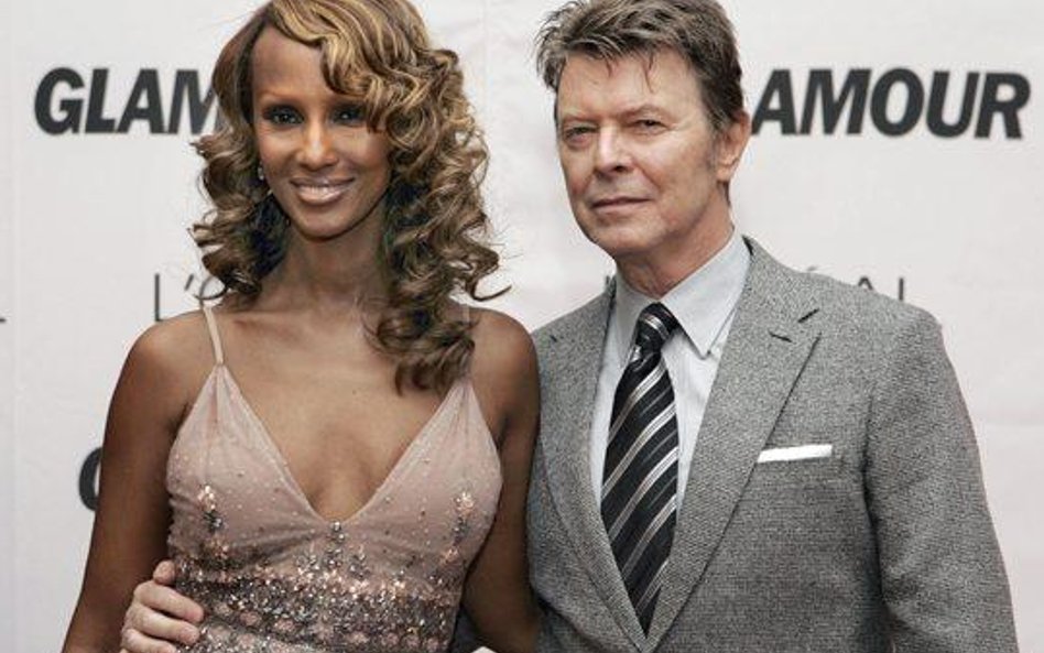 Jako mąż z drugą żoną, modelką Iman, 2006 r.