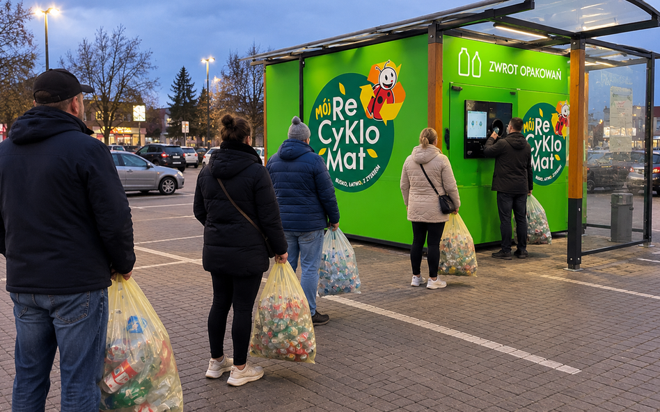 Kolejki do butelkomatów są jedną z przyczyn, dla których niektórzy ludzie nie chcą brać udziału w sy
