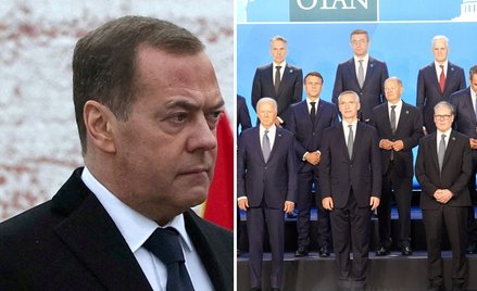 Dmitrij Miedwiediew zareagował na komunikat końcowy szczytu NATO