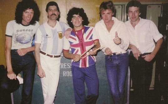 "Diego Maradona i zespół Queen"