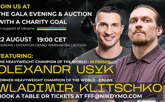 Charytatywna aukcja dla Ukrainy. Do wylicytowania indywidualna sesja treningowa z Oleksandrem Usykie