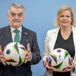 Herbert Reul i Nancy Faeser po konferencji na temat EURO 2024