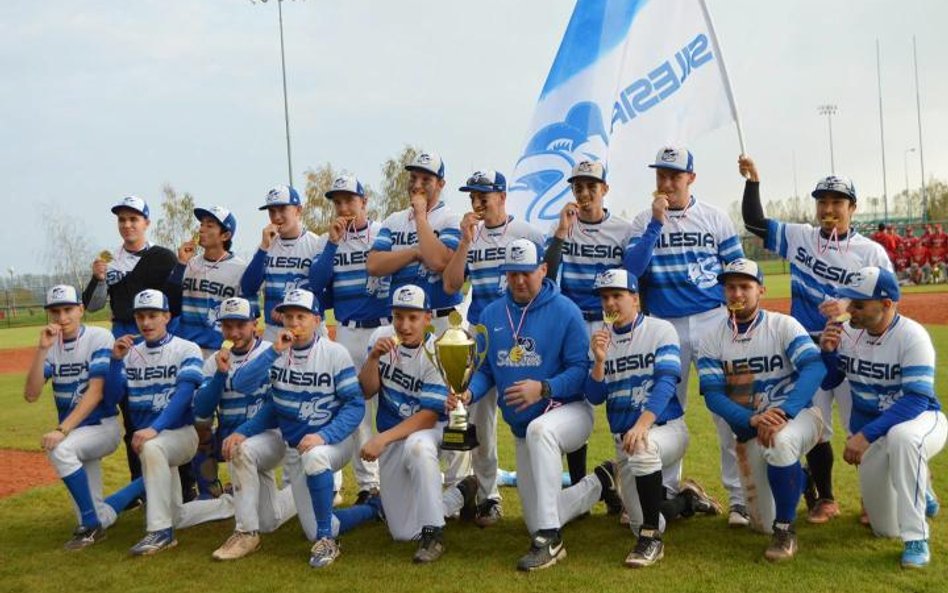 Zawodnicy Silesii Rybnik, gdzie narodził się polski baseball, tytuł mistrzowski zdobyli na stadionie