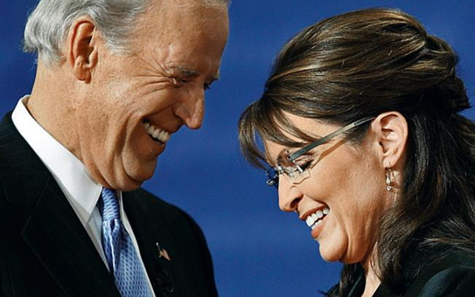 Joe Biden i Sarah Palin zakończyli debatę w pogodnych nastrojach