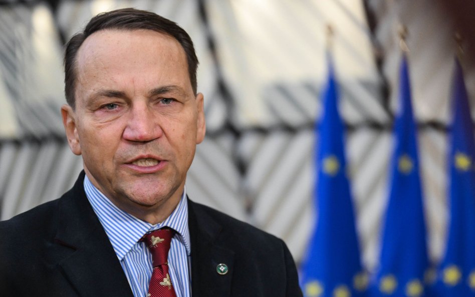 Minister spraw zagranicznych Radosław Sikorski