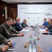 Spotkanie Radosława Sikorskiego z Wołodymyrem Zełenskim. W rozmowach brał udział także szef MSZ Litw
