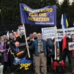 Demonstracja pod ambasadą Niemiec w Warszawie
