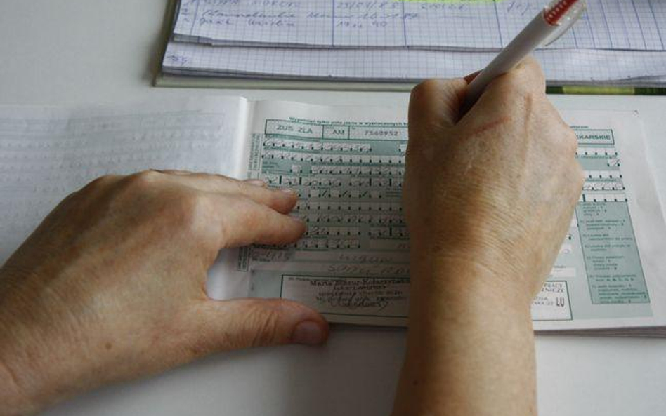 Lekarze nie przykładają należytej wagi do wystawiania zwolnień od pracy i tego, jaki to ma wpływ na 