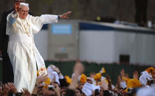 19 kwietnia 2008 r. - papież na spotkaniu z młodzieżą w Nowym Jorku