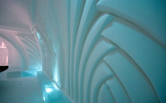 "Icehotel, pokój o nazwie Art Deco"