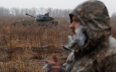 Ukraińskie siły militarne w okolicach Ługańska