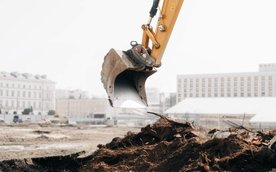 Na teren po Pałacu Bruhla wrócili archeologowie, będą badać teren do niedawna obsadzony drzewami