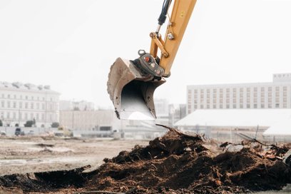 Na teren po Pałacu Bruhla wrócili archeologowie, będą badać teren do niedawna obsadzony drzewami