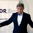 Prof. Leszek Balcerowicz podczas konferencji prasowej FOR nt. długu publicznego Polski
