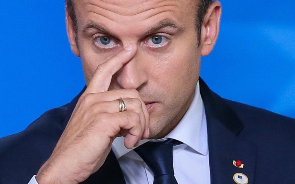 Prezydent Francji Emmanuel Macron