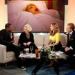 Ray J, Joan Rivers, Caroline Bermudez i John Elliot w studiu CBS TV