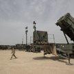 Systemy obrony przeciwrakietowej Patriot w bazie izraelskich sił powietrznych Hatzor w środkowym Izr