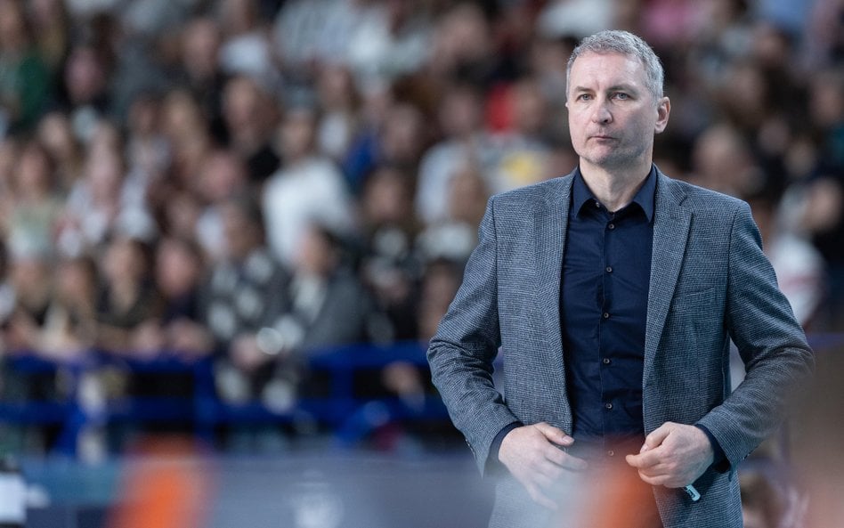 Trener JSW Jastrzębskiego Węgla Andrzej Kowal