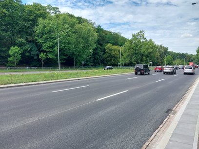 Jezdnia Wisłostrady w kierunku Mokotowa zostanie zamknięta w poniedziałek o godzinie 7.
