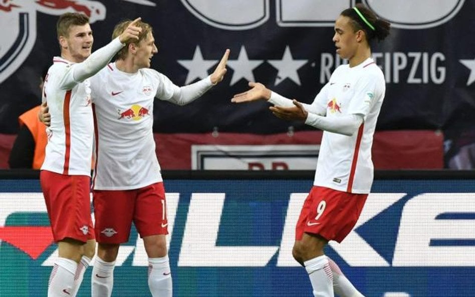 Emil Forsberg (z lewej) i Timo Werner – dwaj najlepsi strzelcy RB Lipsk.