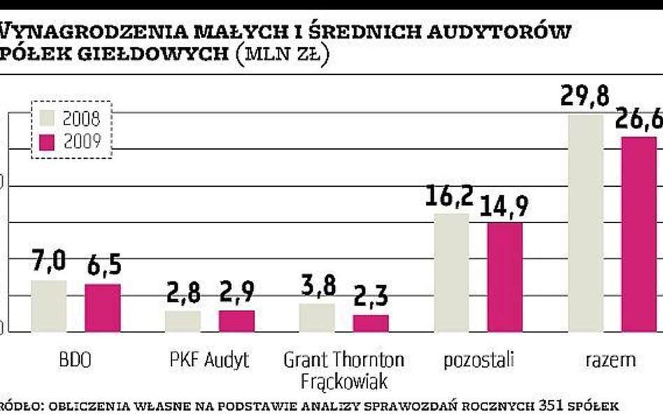 Mniejsze firmy miały trudny rok