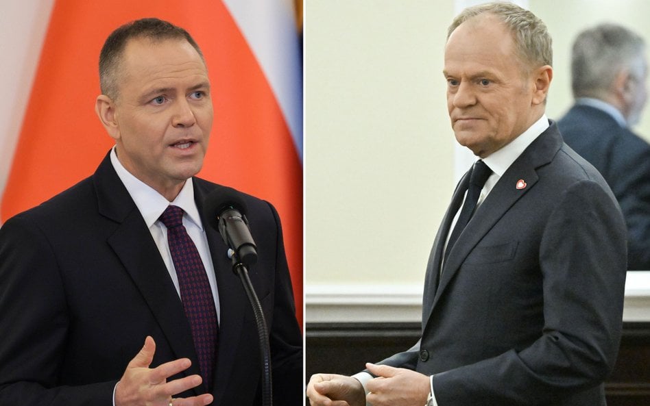 Karol Nawrocki i Donald Tusk