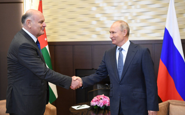 Bżania i Putin podczas spotkania w Soczi, listopad 2020