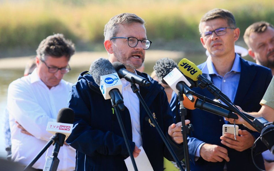 Podczas konferencji wiceminister infrastruktury Grzegorz Witkowski (na zdjęciu), któremu podlegają W