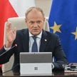Premier Donald Tusk na posiedzeniu rządu w KPRM w Warszawie