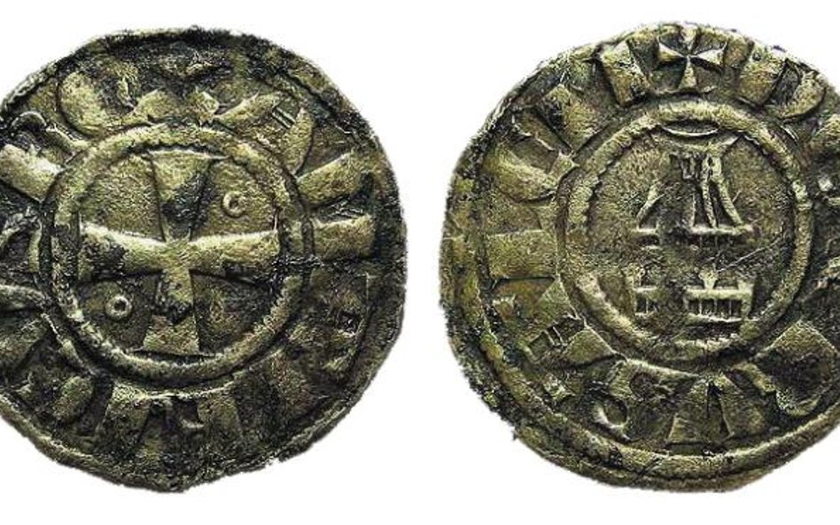 Moneta Amalryka I, króla jerozolimskiego w latach 1162-1174