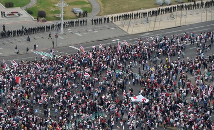 Protesty na Białorusi trwają od 9 sierpnia, gdy Aleksander Łukaszenko po raz szósty „wygrał” wybory 