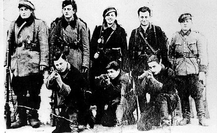 Partyzanci z oddziału Bielskiego