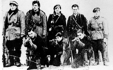 Partyzanci z oddziału Bielskiego