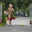 Julia Kijowska na planie "Miłości"