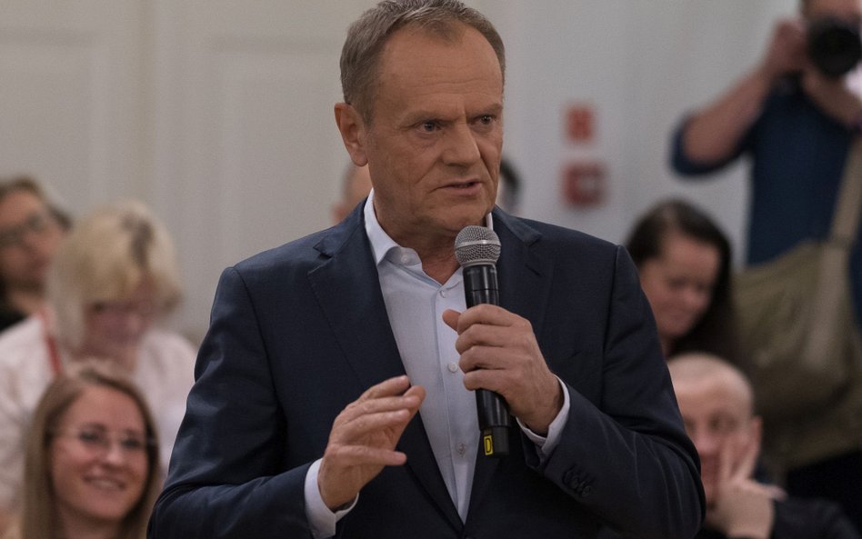 Przewodniczący Platformy Obywatelskiej Donald Tusk