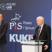 Prezes PiS Jarosław Kaczyński oraz lider Kukiz'15 Paweł Kukiz