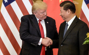 Prezydent USA Donald Trump z prezydentem Chin Yi Xinpingiem w czasach sprzed wojny handlowej
