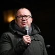 Adam Bodnar podczas manifestacji przeciwko lex TVN