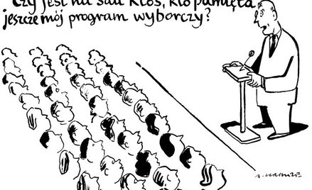 Komentarz rysunkowy. Program wyborczy